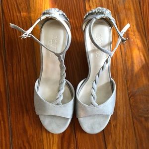 David’s Bridal wedge shoes